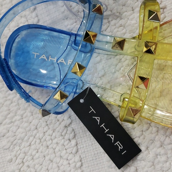 TAHARI JELLY SANDALS - Picture 3 of 8
